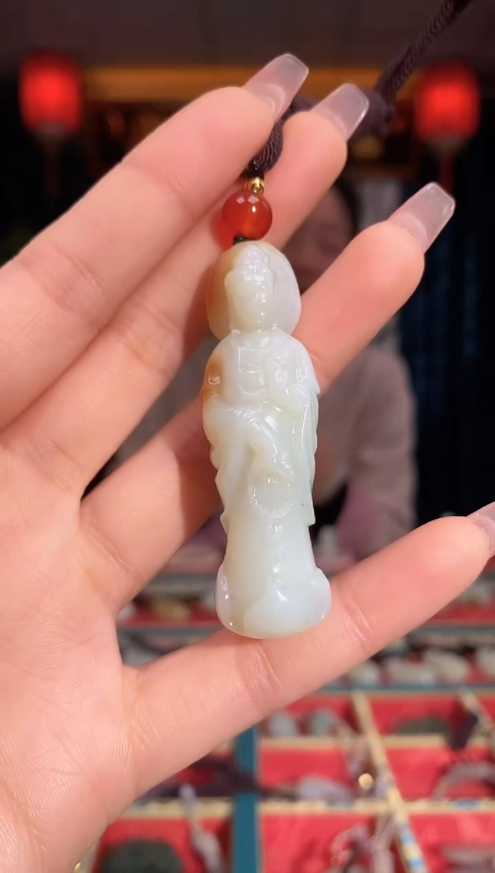 【闪购商品】和田玉颈饰未镶嵌观音
