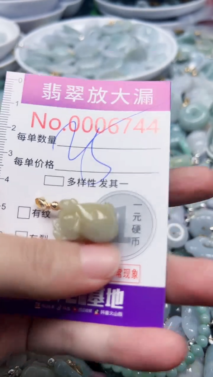 颈饰未镶嵌翡翠6744