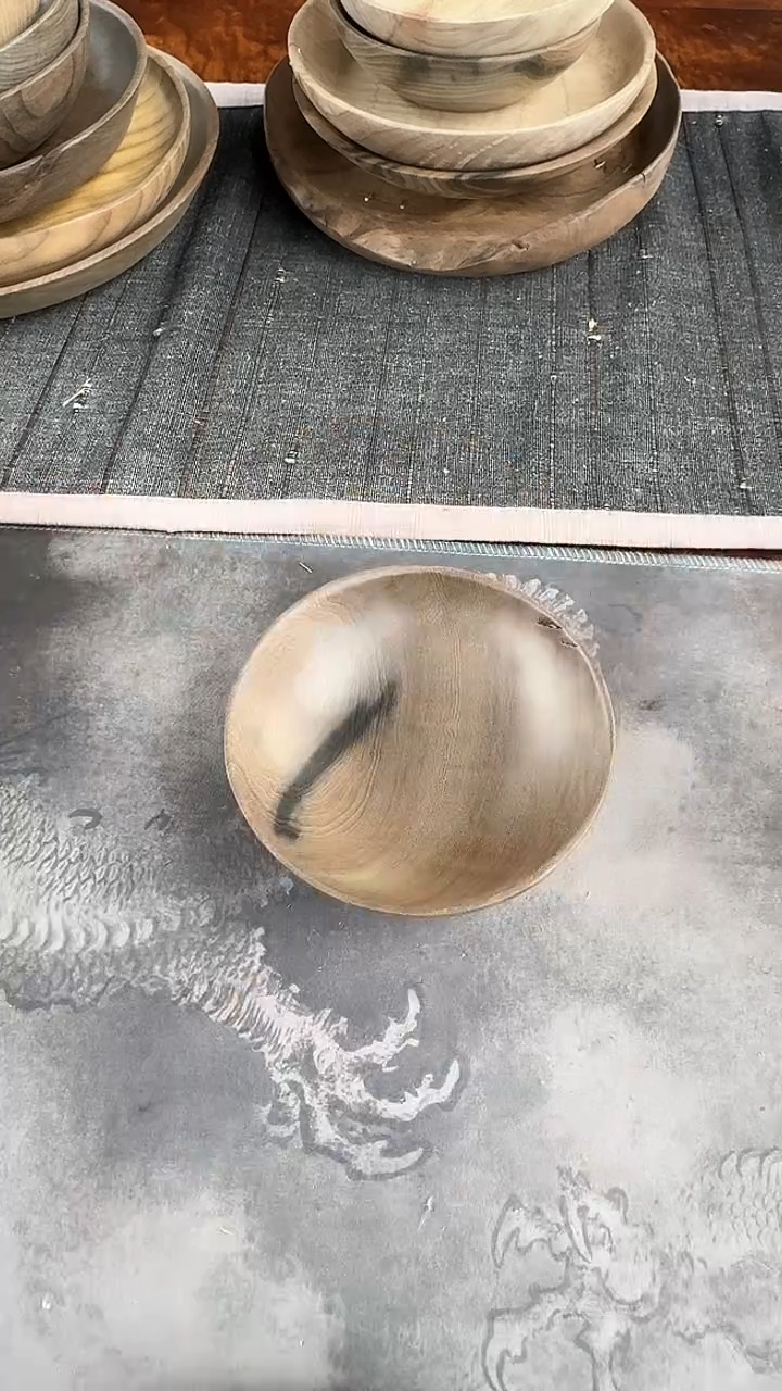 【闪购商品】金丝楠木雕108号阴沉原木手工点心盘