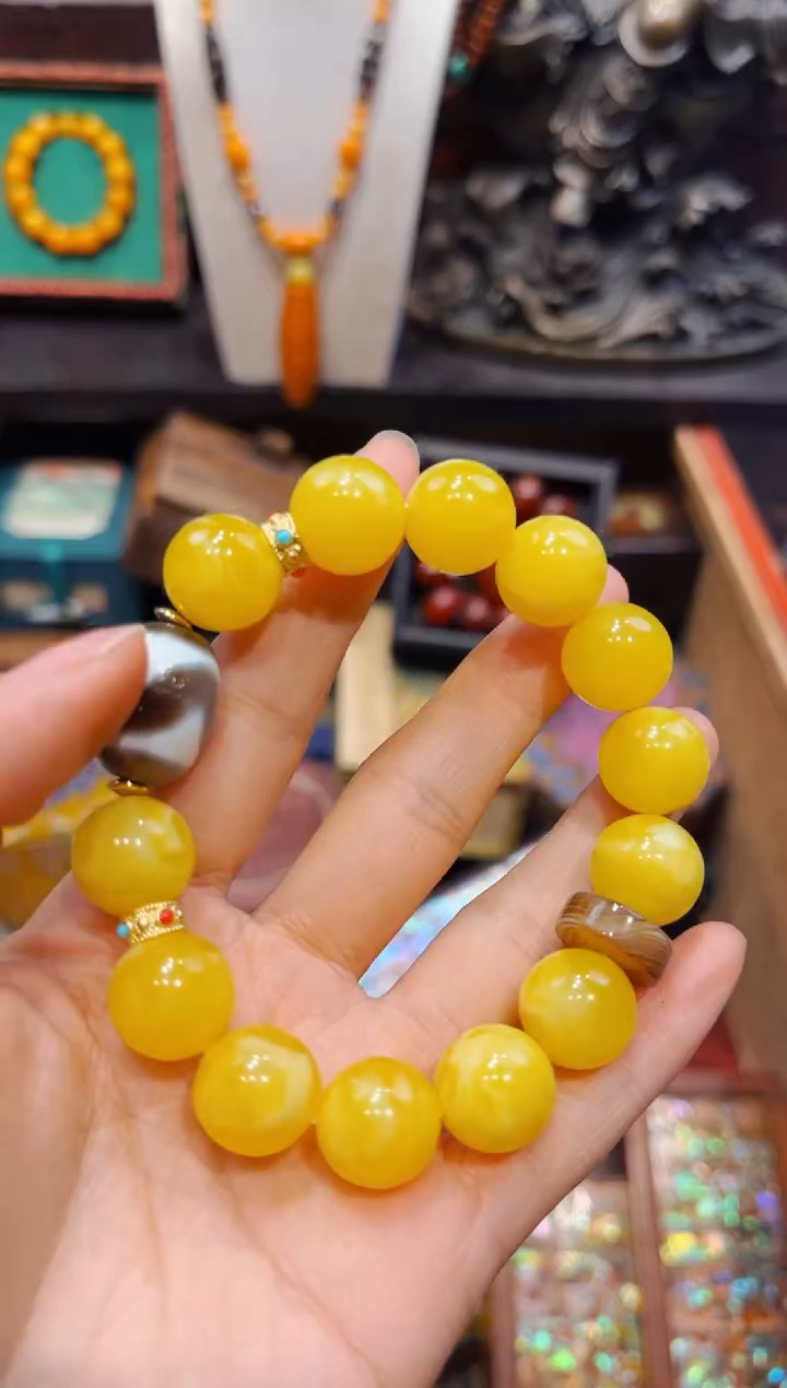 【闪购商品】蜜蜡裸石未镶嵌欣妹专属精选链接a3423