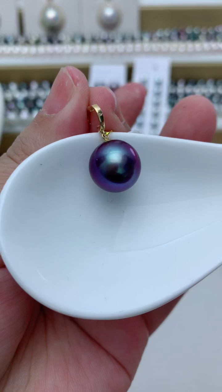 【闪购商品】淡水珍珠颈饰18K金镶嵌q11