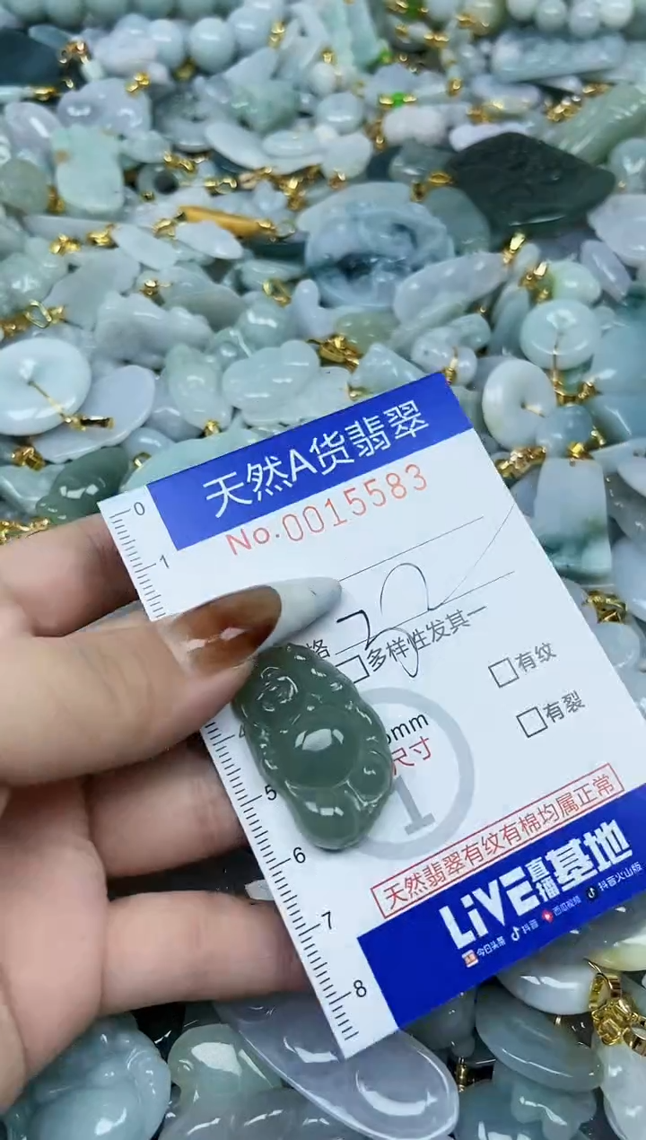 【闪购商品】翡翠颈饰未镶嵌天然A货翡翠