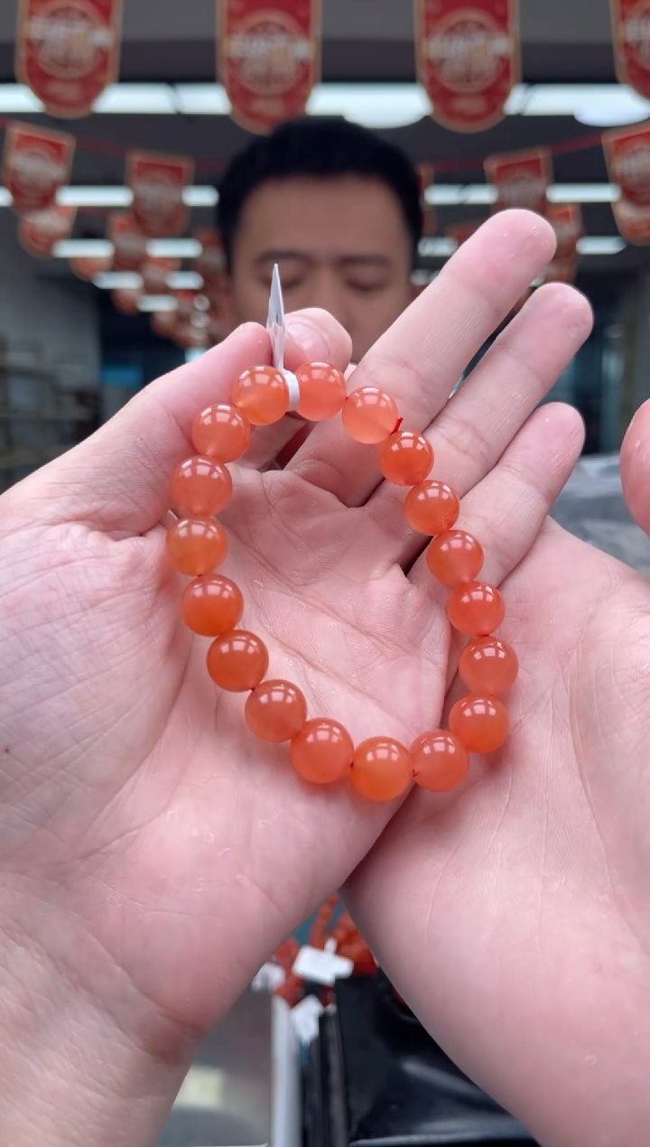 【闪购商品】南红玛瑙A08未镶嵌11mm保山冷水河单圈