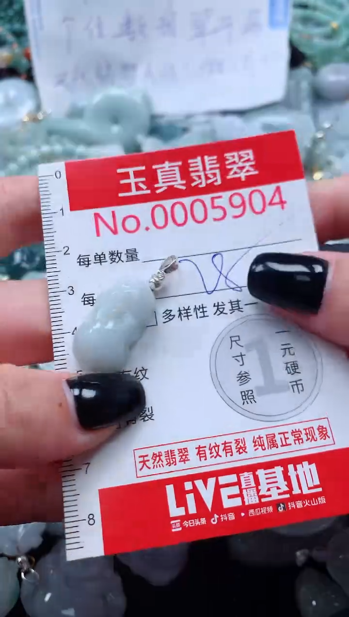 吊坠(不含链)未镶嵌翡翠5904