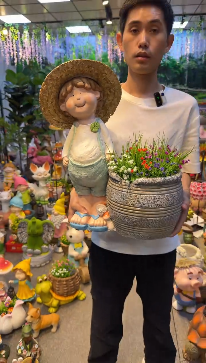 无花朵花园庭院摆件&00&