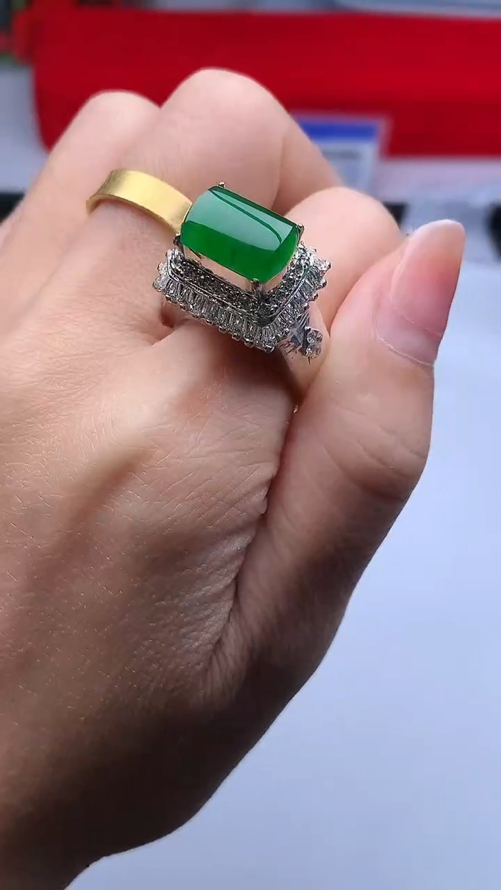 散珠翡翠缅甸A货+证书