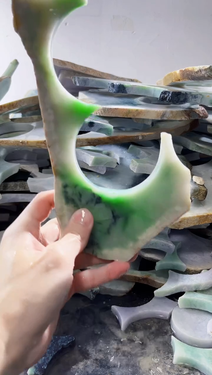 裸石翡翠缅甸翡翠A货文520