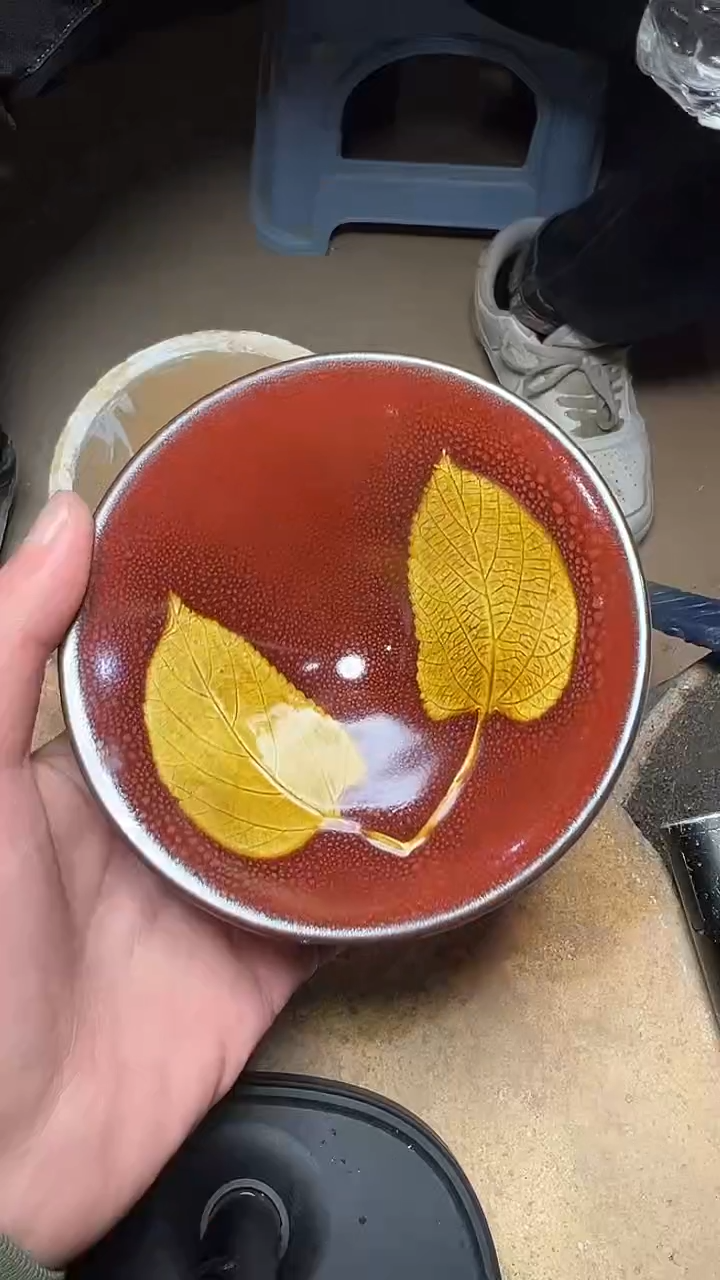 【闪购商品】茶盏名家余小红暨培旺建盏（带证书礼盒）11