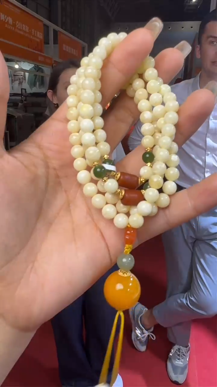 未镶嵌颈饰琥珀上海国际珠宝展假一罚十