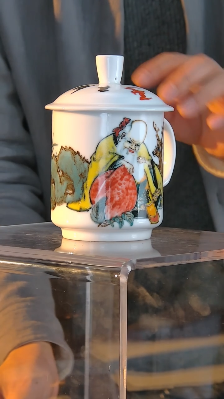 【闪购商品】杯子 E17【人间瓷画】《罗时云》