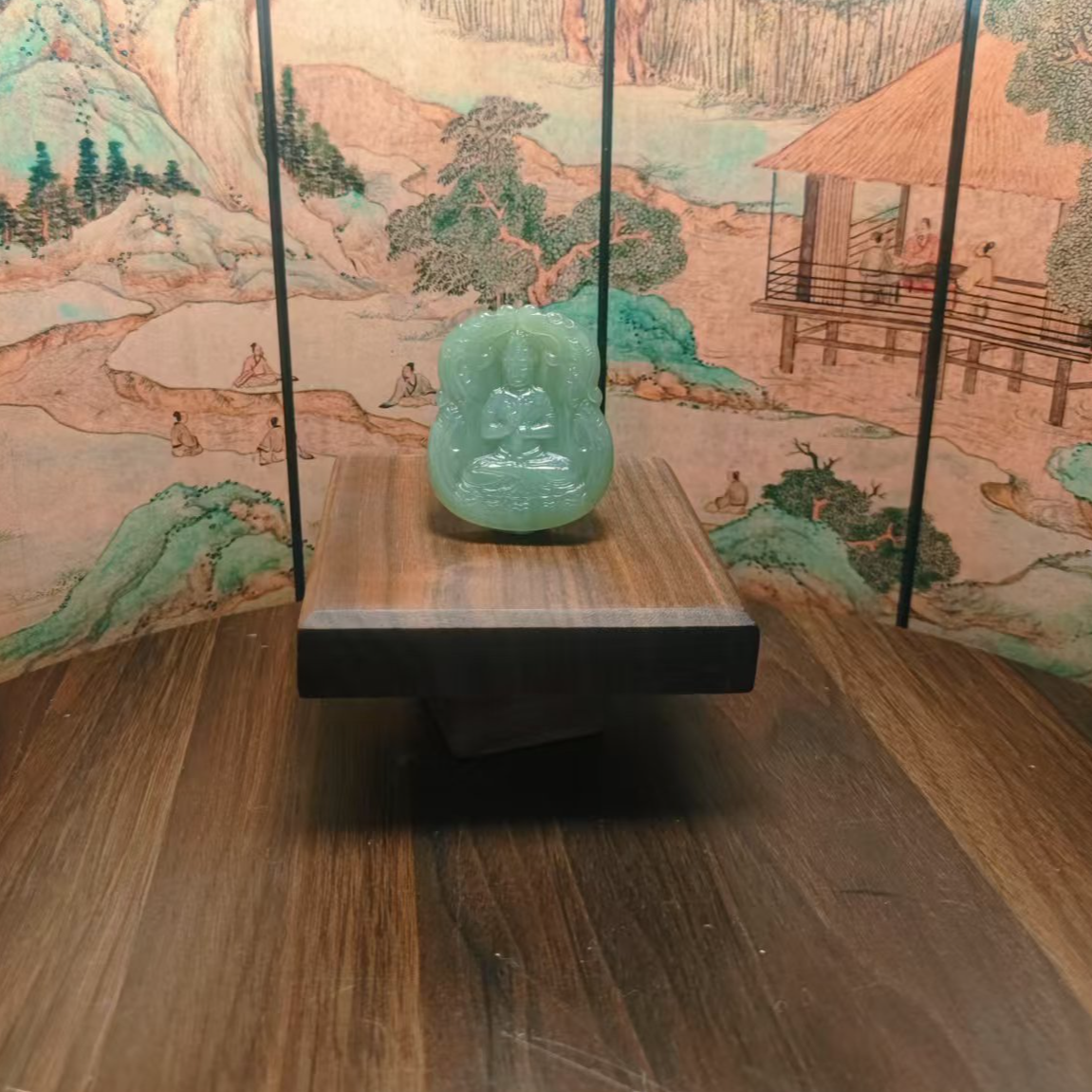 Y和田玉观音吊坠0125