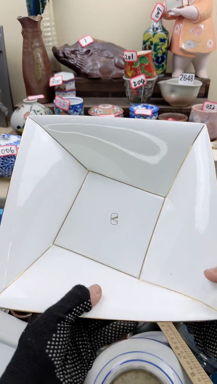 【闪购商品】瓷片25*8华伦淘艺瓷器满18发货