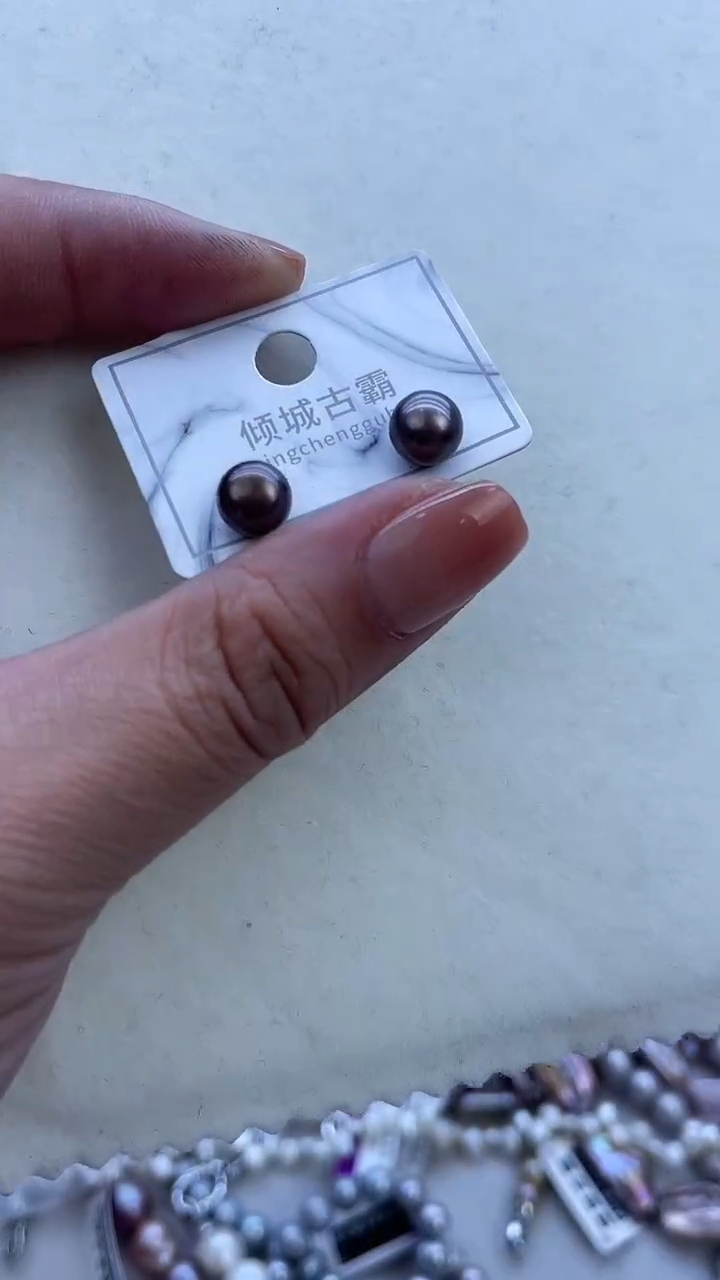 【闪购商品】淡水珍珠耳饰未镶嵌742