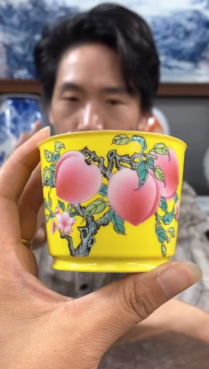 吴义松陶瓷联盟手绘陶瓷编码：7583