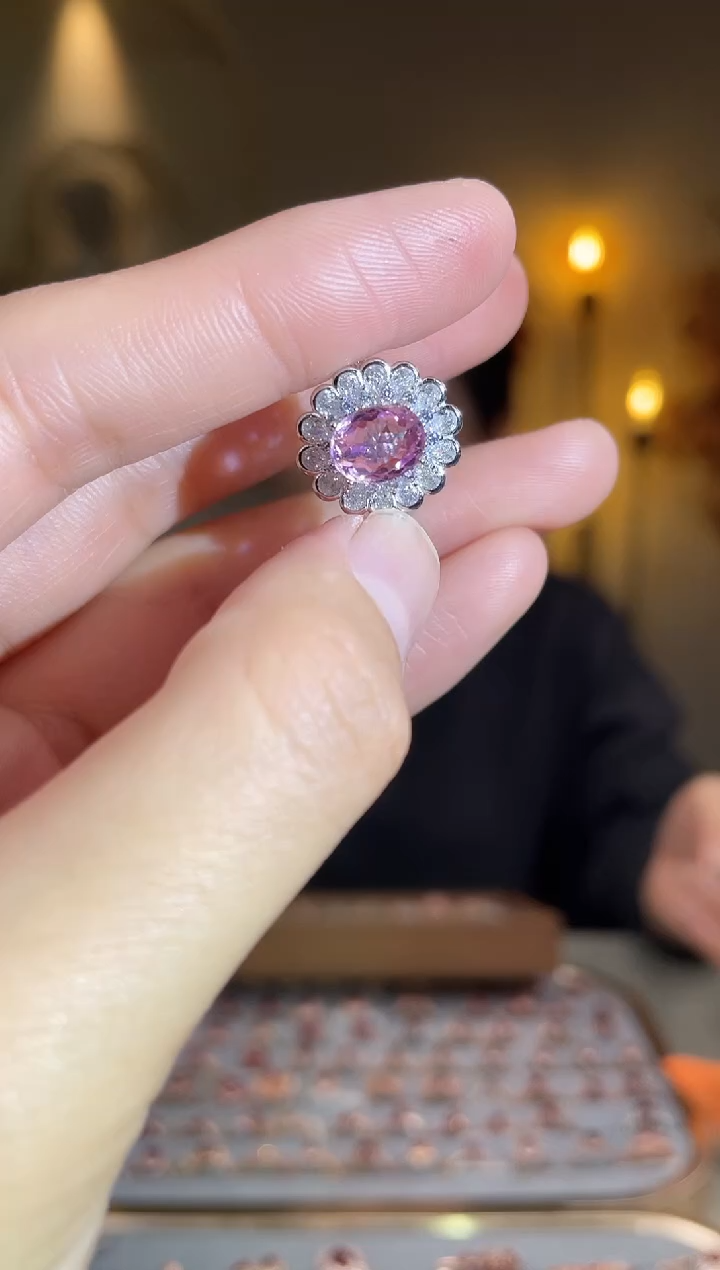 银S925镶嵌手饰碧玺手饰