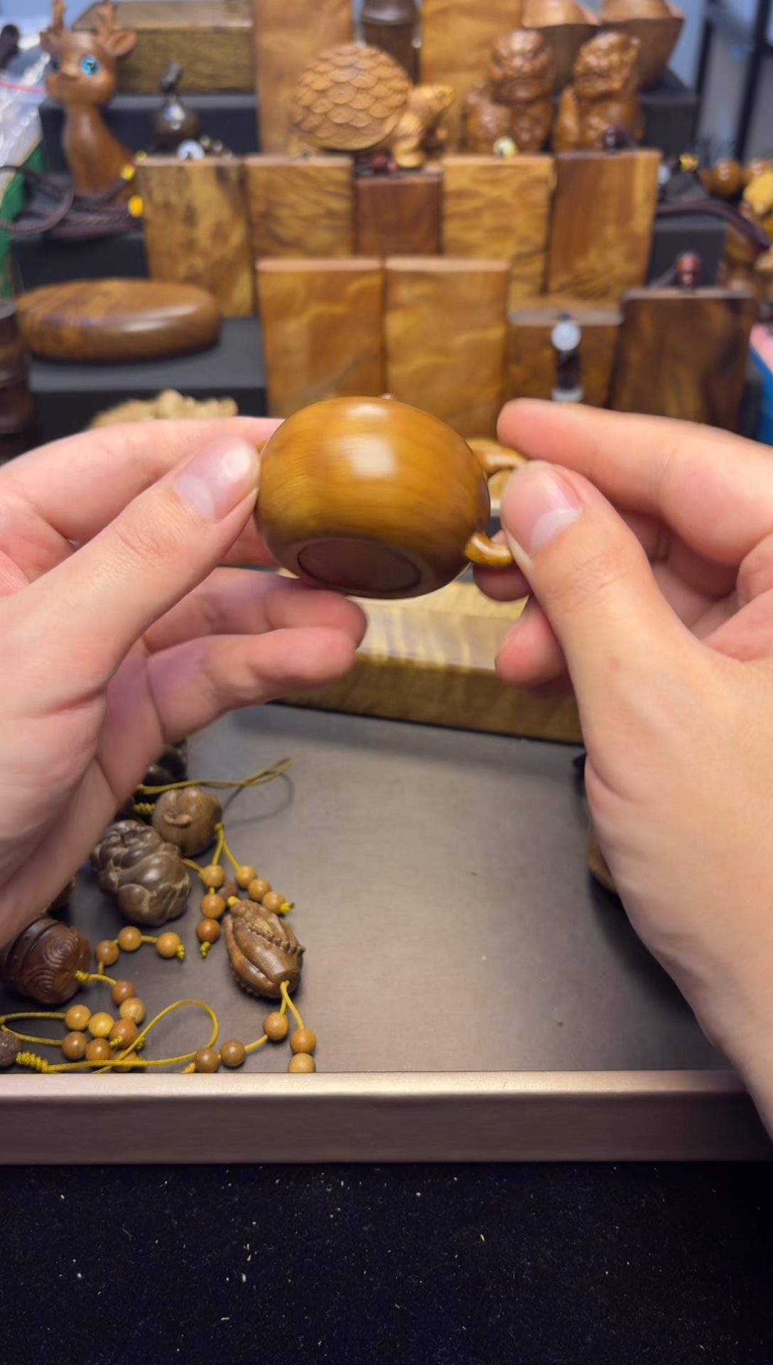 【闪购商品】楠木（金丝楠）其他把把壶51