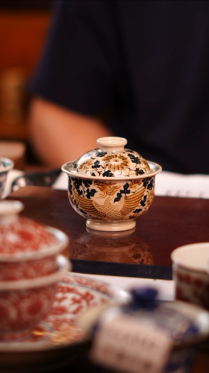 【闪购商品】立勤堂-釉里金高端茶器51