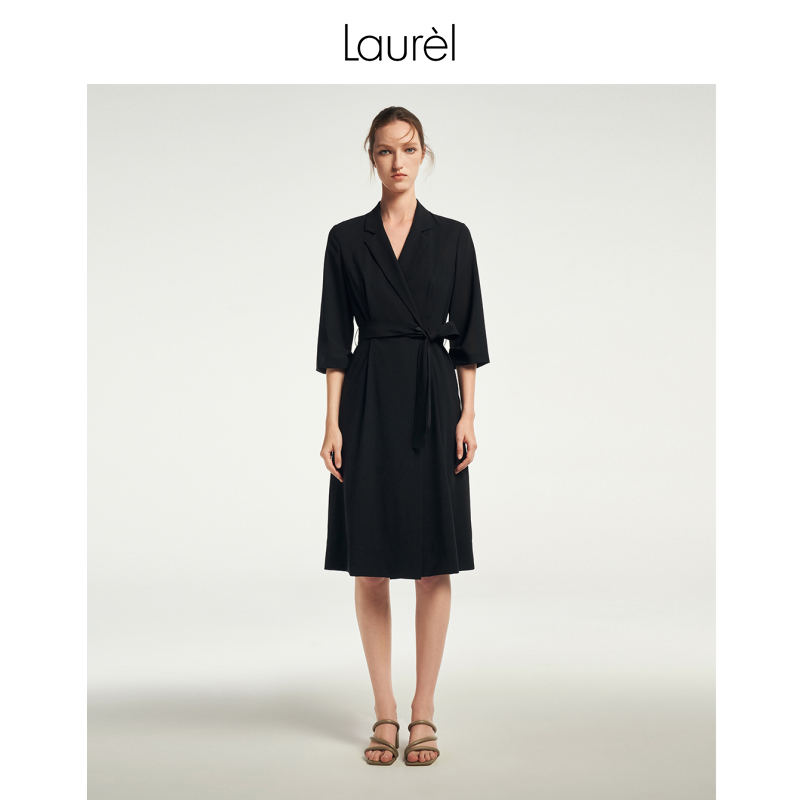 【丽公主专享】Laurel劳芮新款七分袖连衣裙女LWL352Y02400