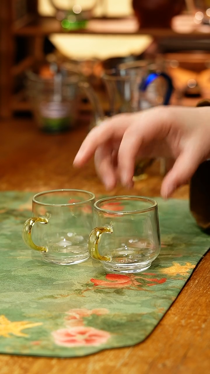 【闪购商品】璃享/水月杯2入/浅黄/不批发