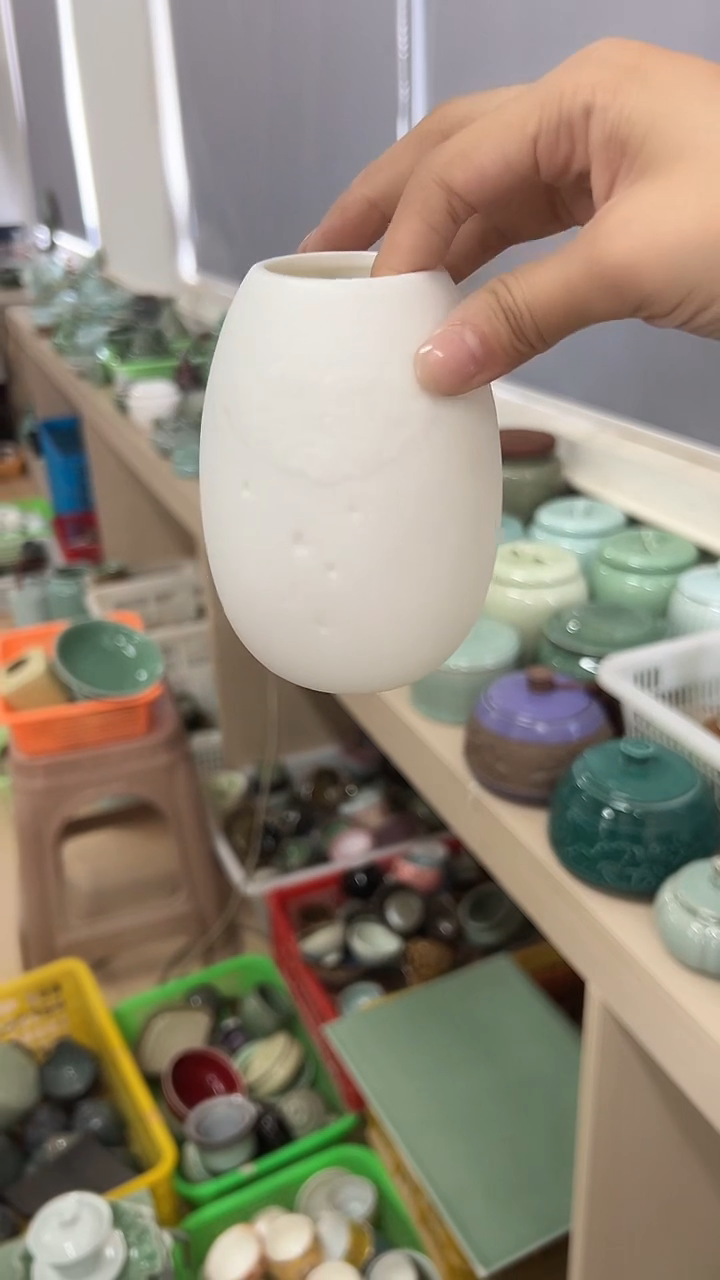 龙泉云间青瓷小米茶器