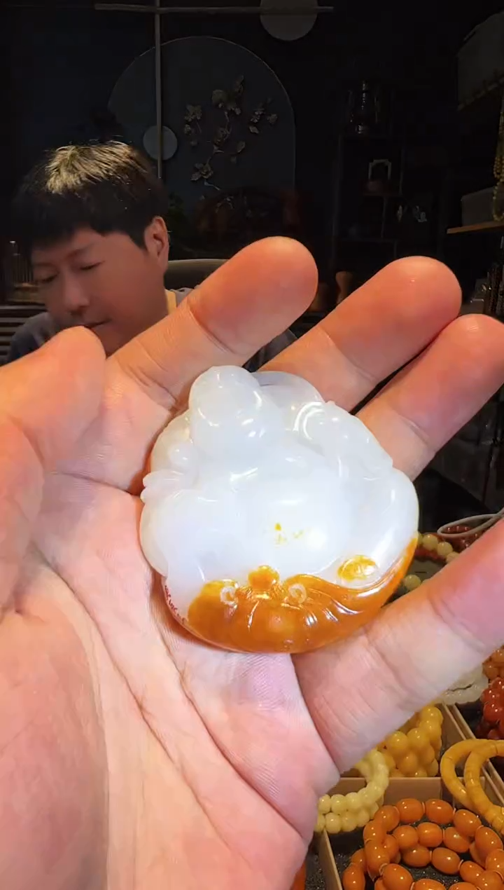 未镶嵌手串和田玉挂件