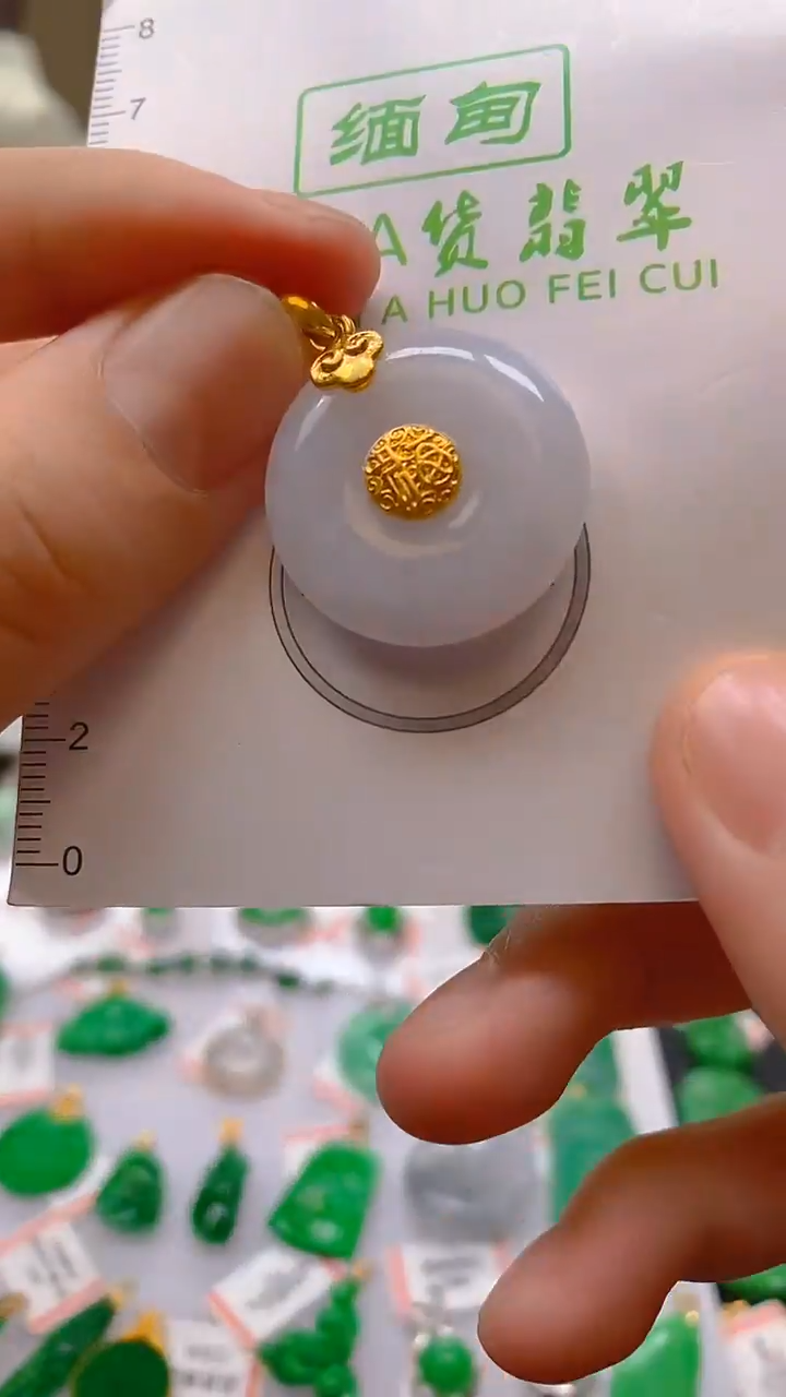 【闪购商品】翡翠颈饰18K金镶嵌新号开播，全场乱卖
