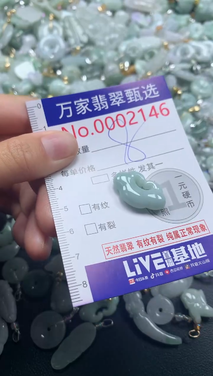 吊坠(不含链)未镶嵌翡翠2146