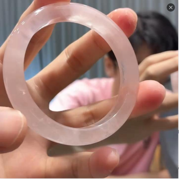 【老王好物优选】XR250415503-天然粉水晶手镯多样性发一54-60