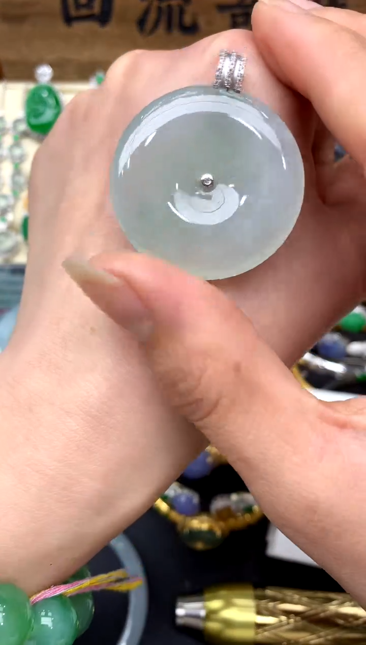 【闪购商品】翡翠颈饰18K金镶嵌288-中国好珍宝