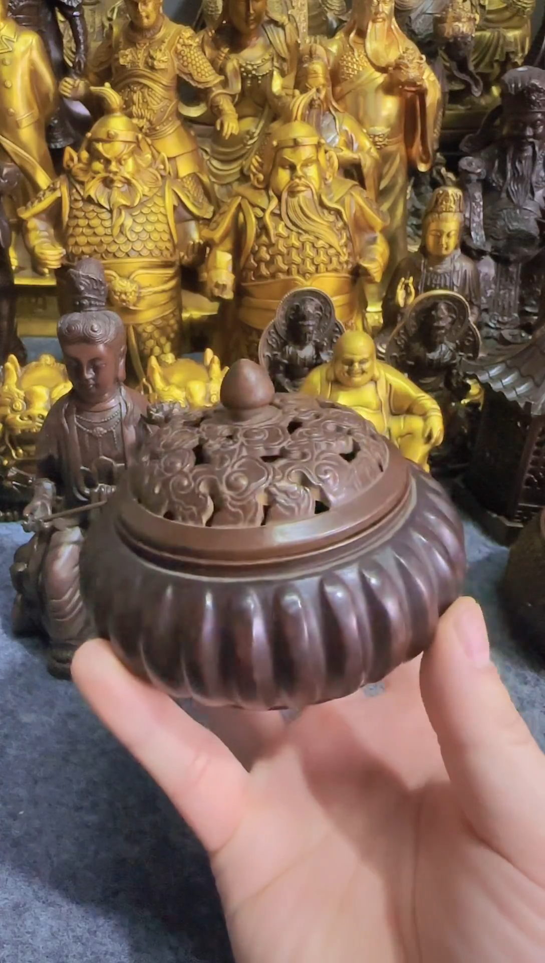 老黄黄铜摆件装饰品