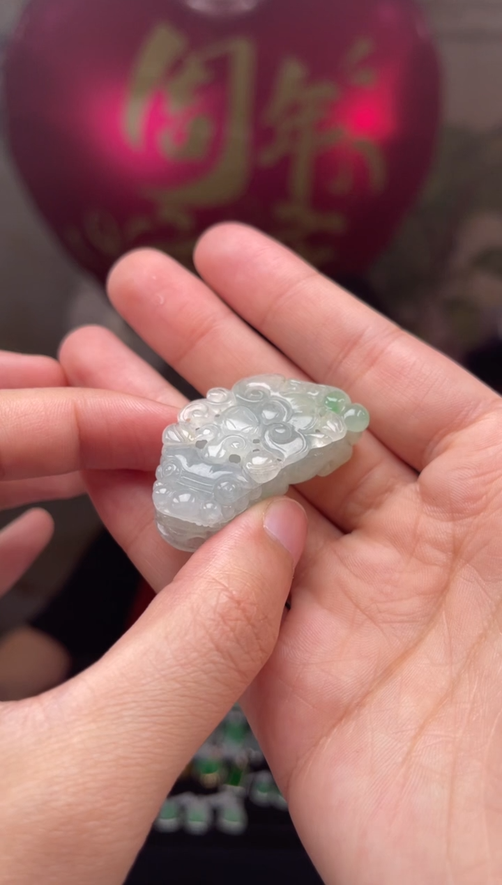 【闪购商品】翡翠颈饰未镶嵌214号标签撕毁不退换