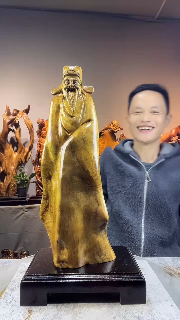金丝楠开****_小叶桢楠随行摆件16
