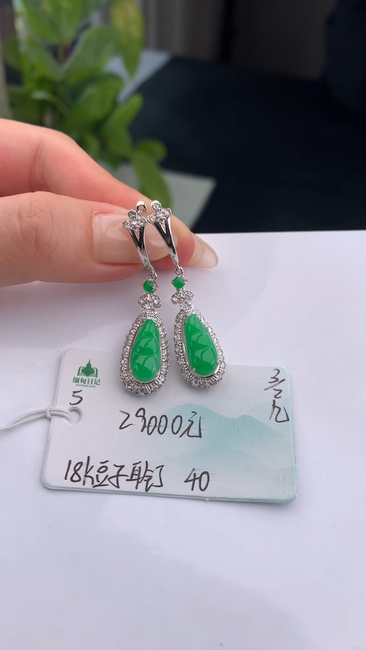 【闪购商品】翡翠耳饰未镶嵌下单联系客服核对地址哦