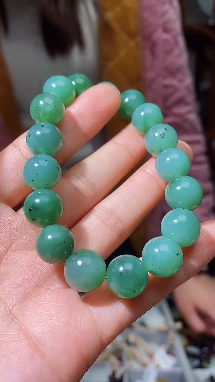 【闪购商品】和田玉手串未镶嵌卡12