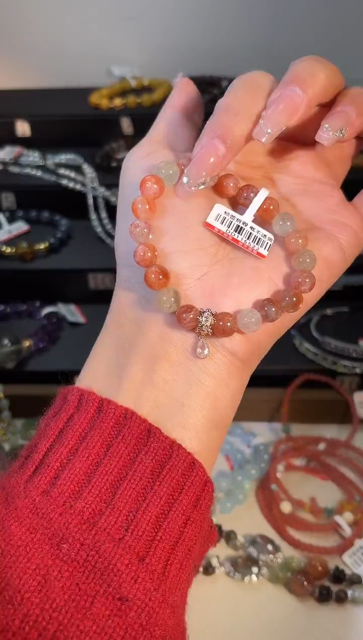 未镶嵌手串日光石k266多样性发货一件