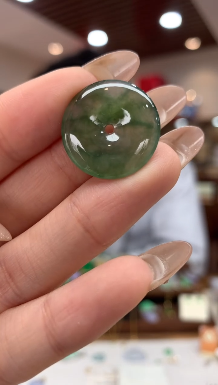 【闪购商品】翡翠吊坠(不含链)未镶嵌平安扣 