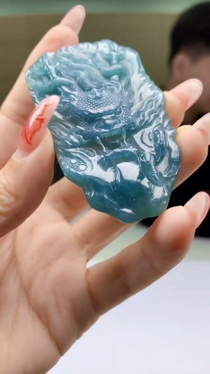 【闪购商品】定制翡翠未镶嵌4917ty-毛货挂件119