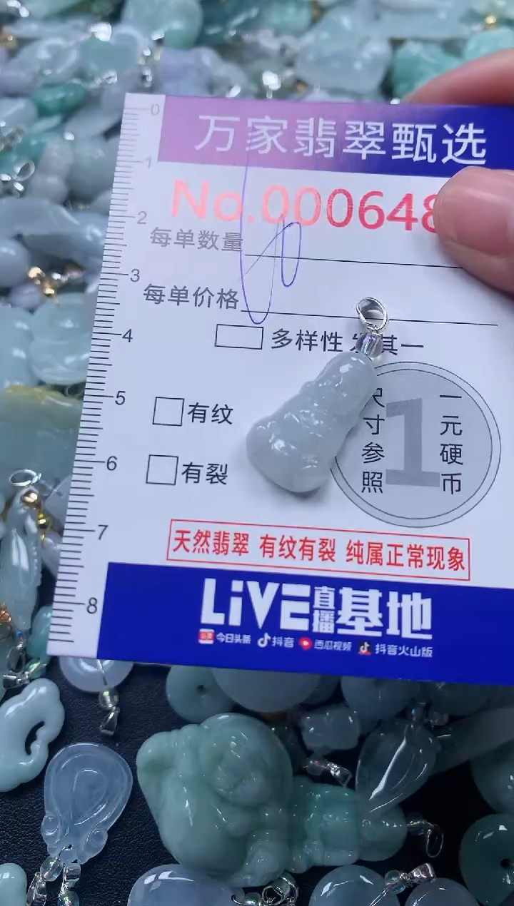 颈饰未镶嵌翡翠6486