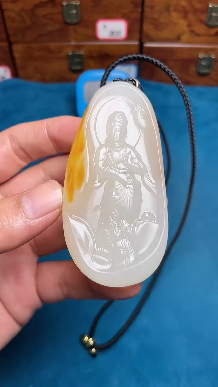 和田玉未镶嵌挂件悠*和田玉