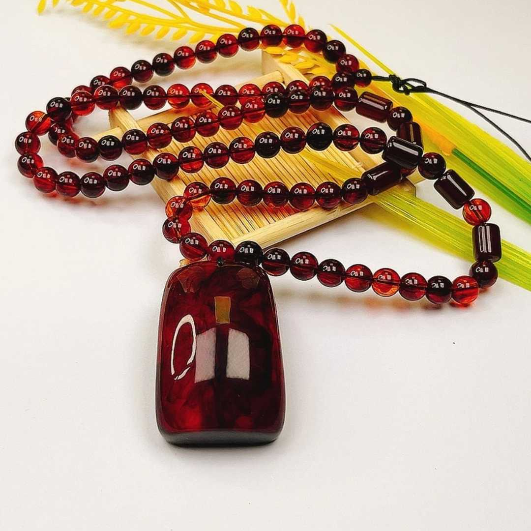 1530（项链+手串）精品菩提吊坠wm（无礼盒）