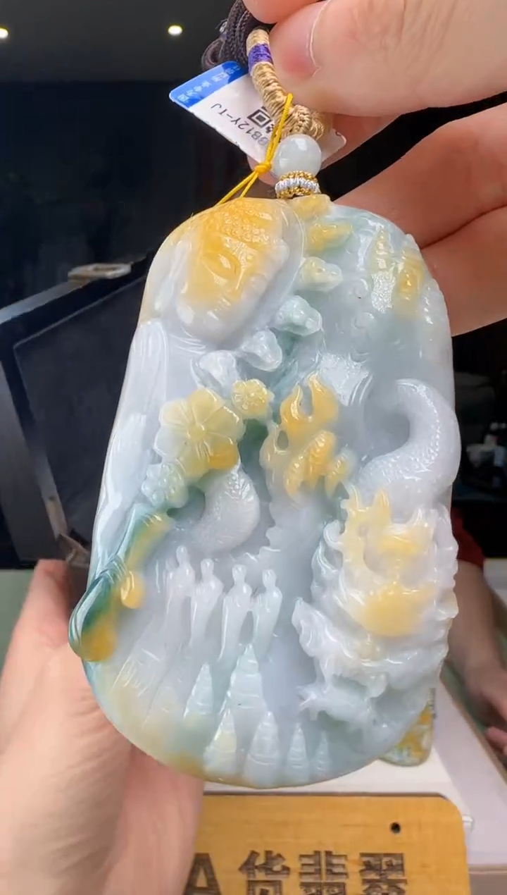 【闪购商品】翡翠吊坠(不含链)未镶嵌DY@@960Q3J15210