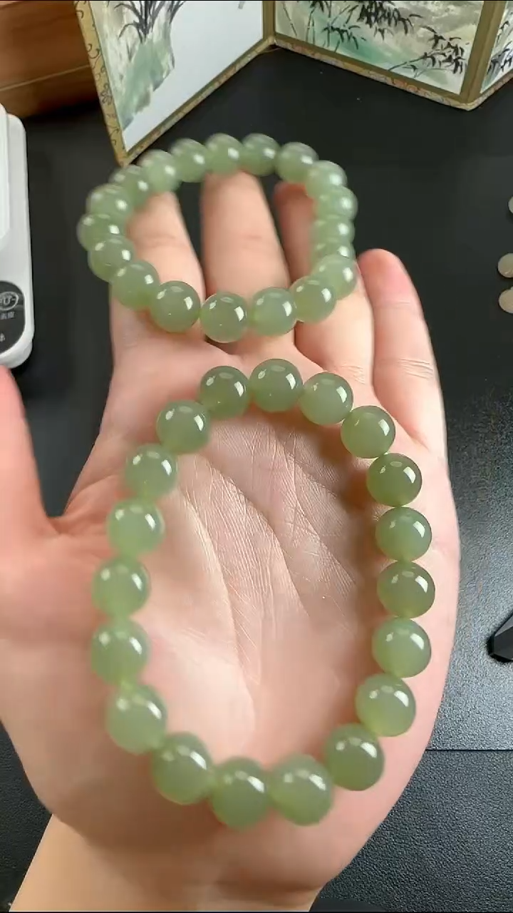 【闪购商品】和田玉手串未镶嵌WY0215163多样性发一