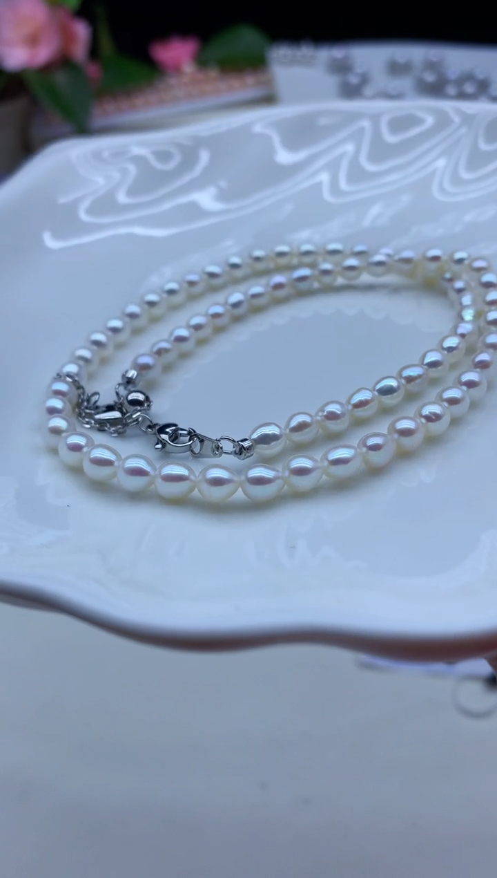 【闪购商品】淡水珍珠颈饰未镶嵌淡水珍珠项链