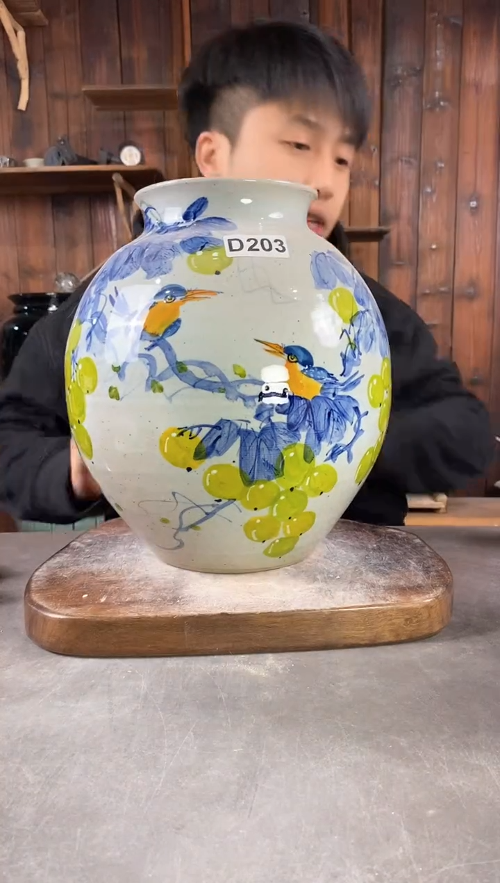 【闪购商品】碗203，手工手绘，新年快乐！