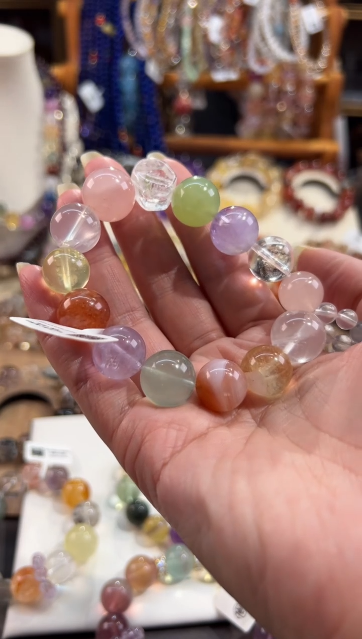 合金手链水晶A****心糖糖@安心 定制款 天然水晶默认微瑕