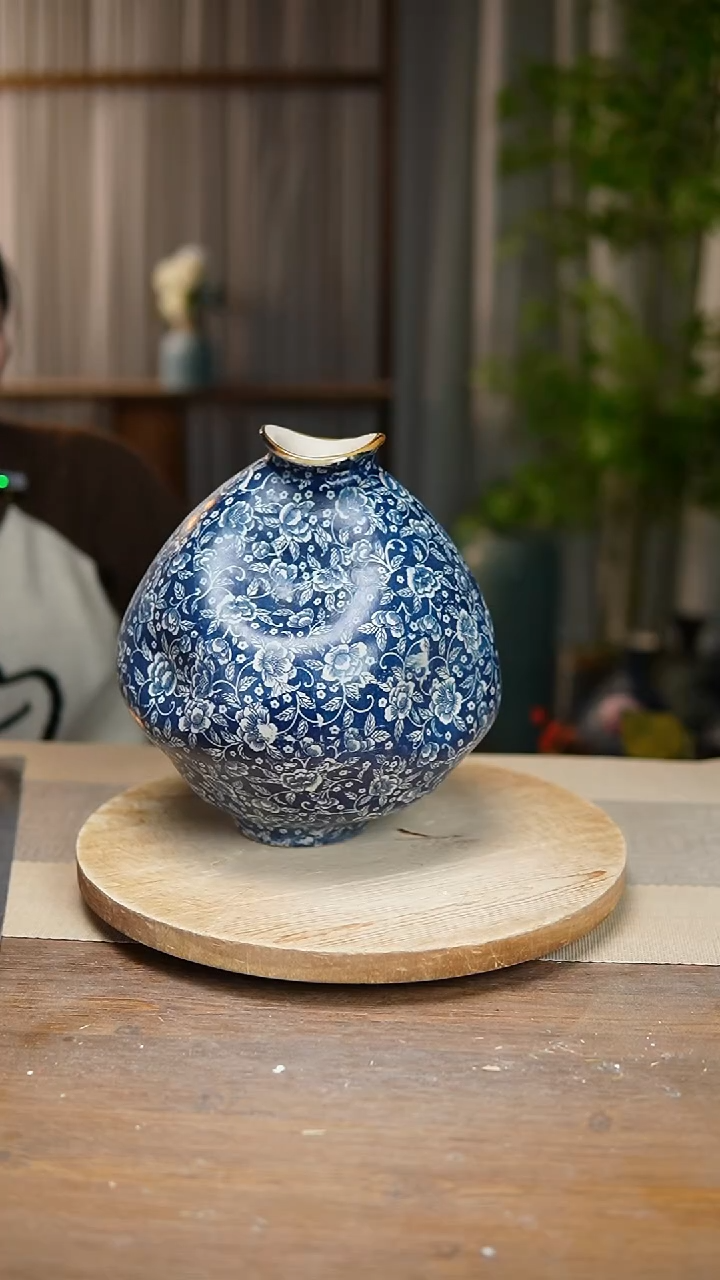 【闪购商品】陶瓷花器青花瓷大肚