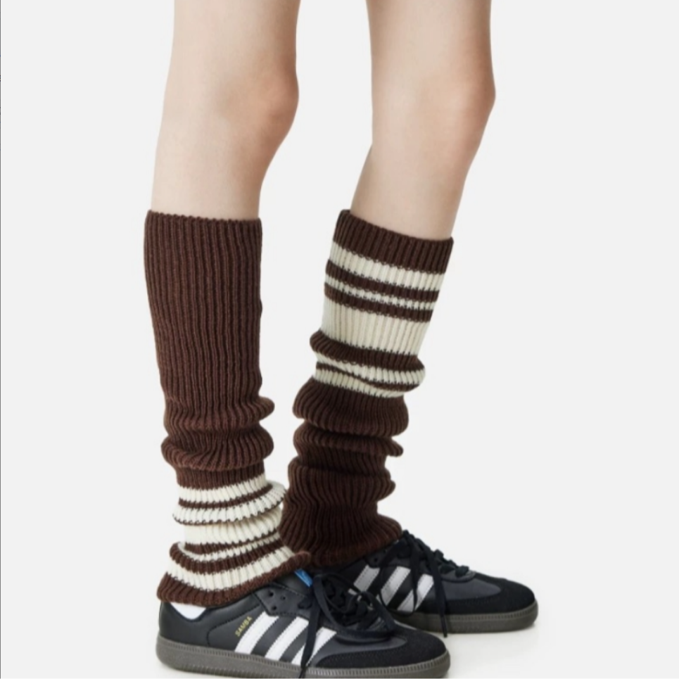 袜套女秋冬千禧辣妹风瘦腿护膝保暖腿套#BHMUR0016-3