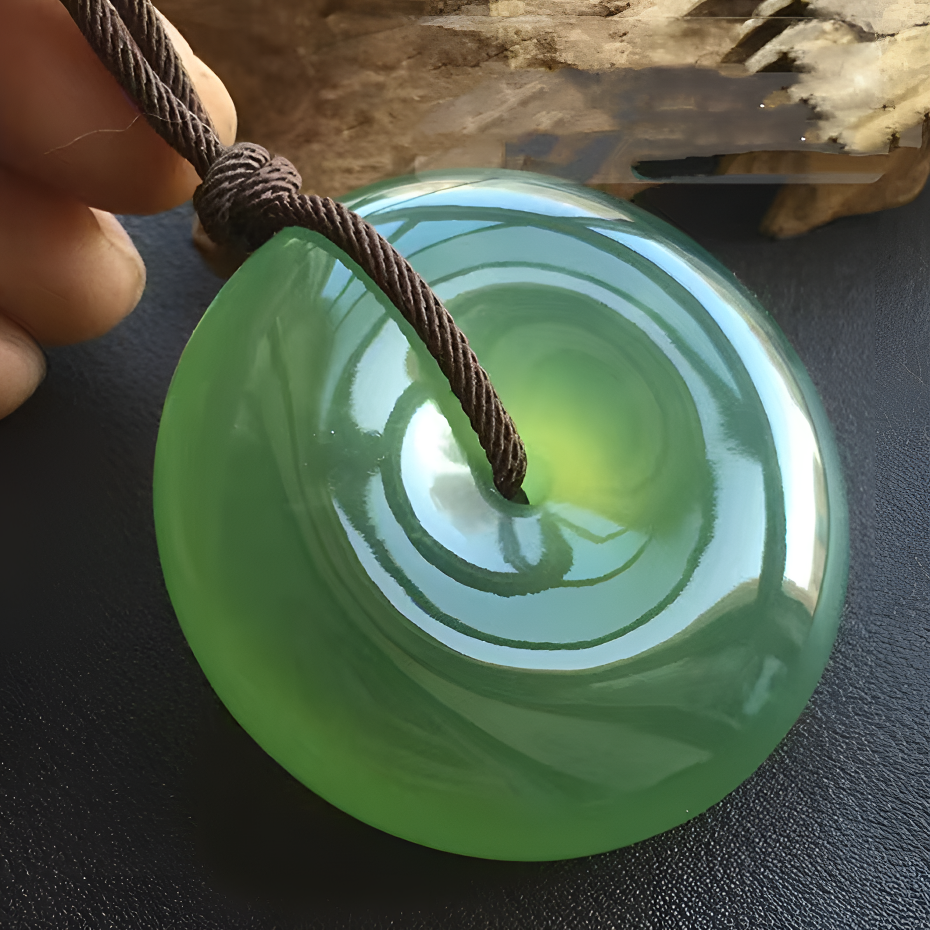 【正品保真 】满绿平安扣吊坠