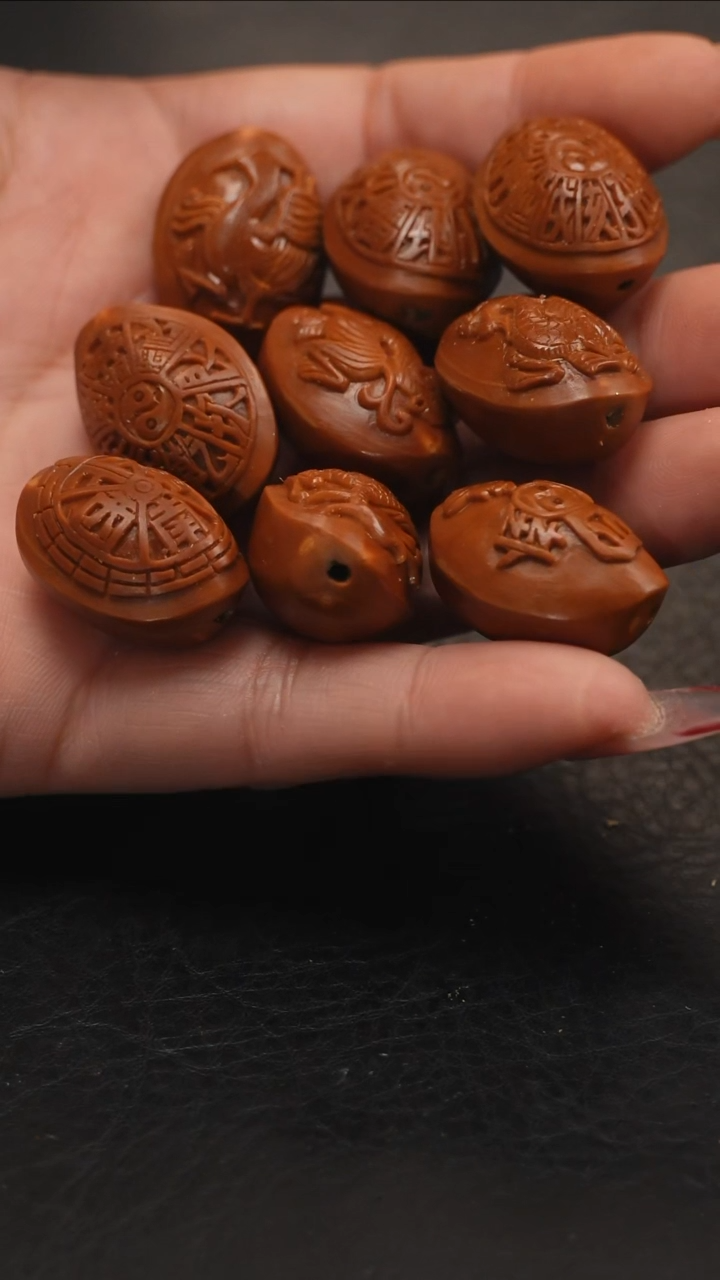 【闪购商品】橄榄核手串/手链 鱼子精品核雕