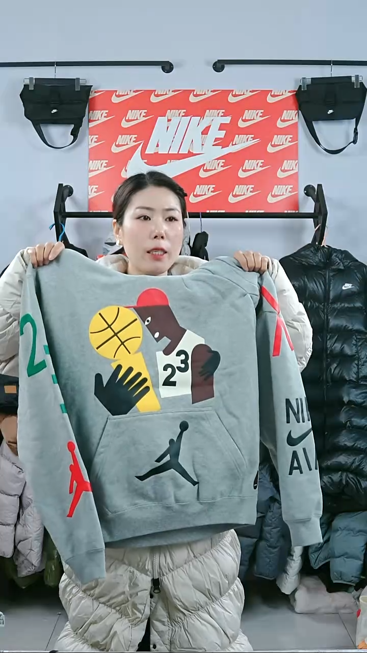 3045闪购编码Nike/Jordan运动衣以直播间过款为准尺码L